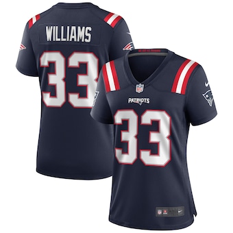 womens nike joejuan williams navy new england patriots game 